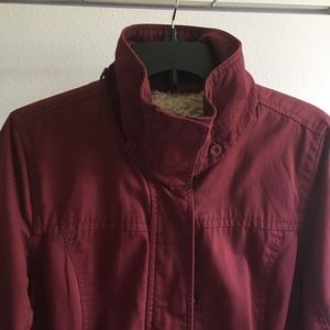 Maroon winter coat